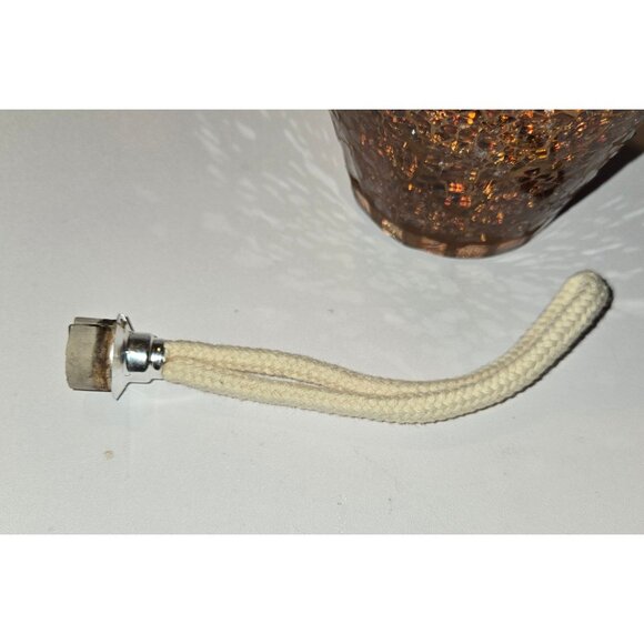 Pharaoh's Treasure glass crackle Copper Fragrance Lamp by Sophia's - Picture 4 of 9